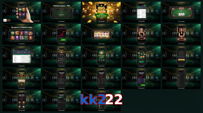 Main screen of Kk222 bet page for PK players