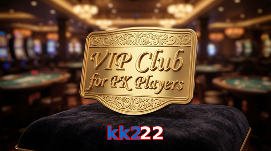 Main screen of Kk222 vip page for PK players